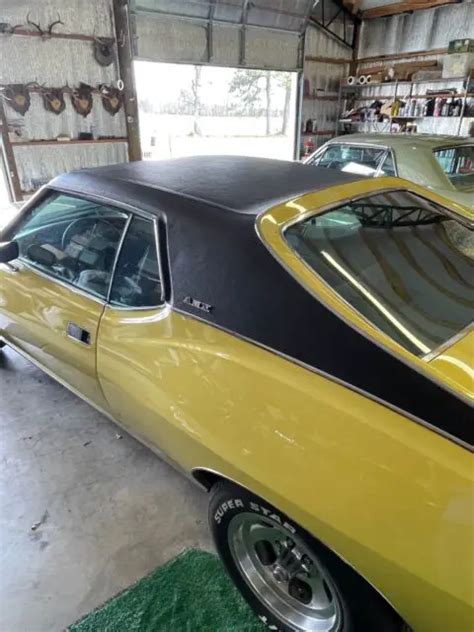 Amc Amx Sportscar Yellow Rwd Automatic For Sale