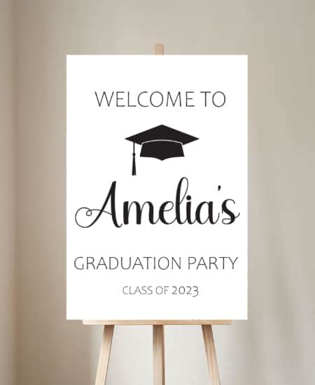 Graduation Sign DIY, Graduation Personalised Sign