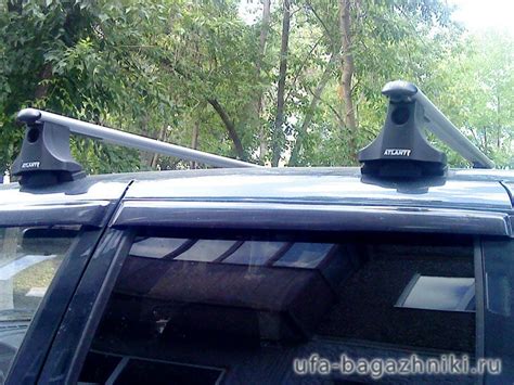 Багажник на крышу на Chevrolet NIVA, Атлант - аэродинамические дуги