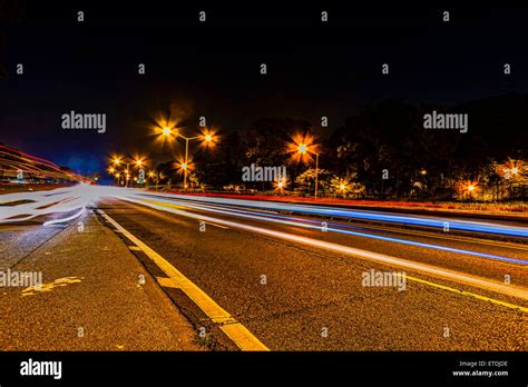 Long Exposure Driving Images Stock Photo Alamy