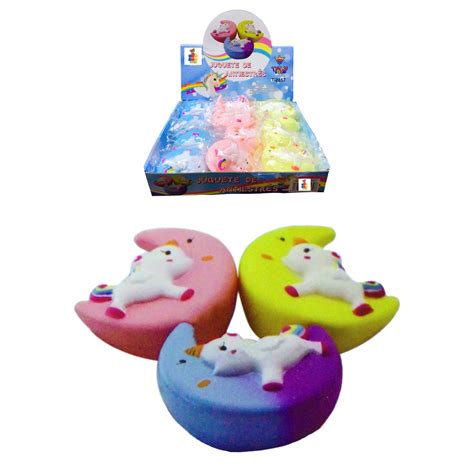 Squishy Luna Unicornio Juguete Antiestr S Caja Pz