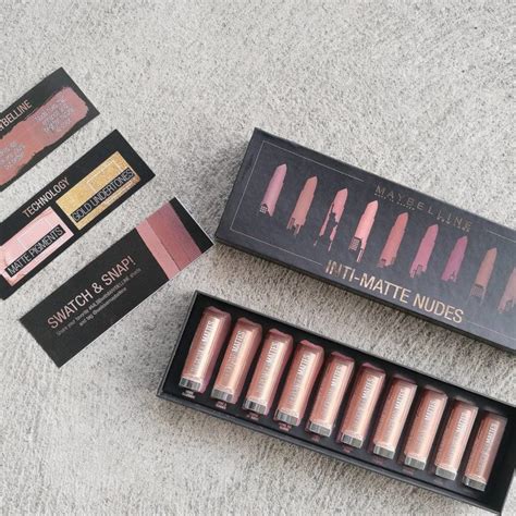 Hot Or Not All Of Maybelline Inti Matte Nude Lipsticks Swatched And A Review Kikaysikat