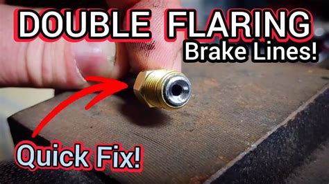 How To Double Flare Brake Lines Easy Inexpensive DIY Repair YouTube