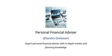 Personal Financial Adviser Gpts Features And Functions Examples And