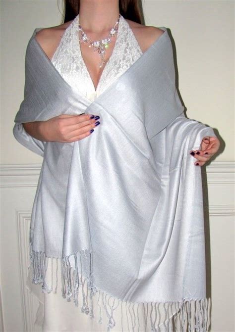 Silver Shawl A Must Have Elegant Evening Shawl For Every Ladies