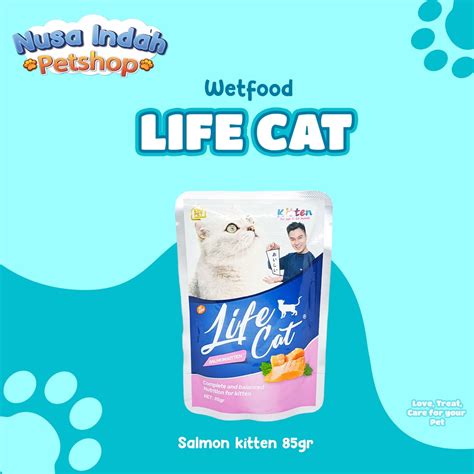 Jual Makanan Kucing Basah Life Cat Pouch All Variant 85gr Life Cat