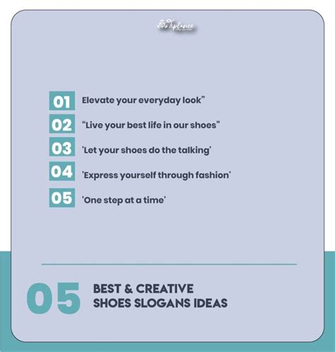 Creative Shoes Slogans Taglines Ideas Tiplance