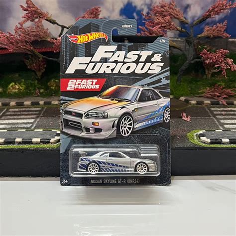Jual Hot Wheels Fast Furious Nissan Skyline GTR BNR Shopee Indonesia