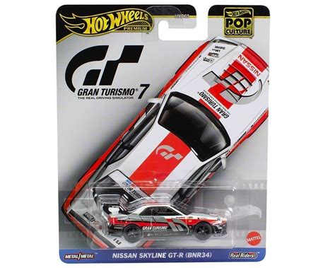 Hot Wheels 1 64 Pop Culture C Case 2024 Nissan Skyline GTR BNR34 Gran Turismo 7 Solid Case