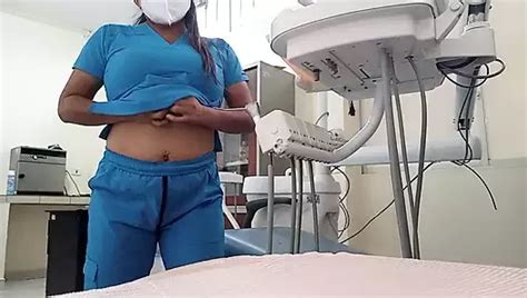 Unusual Nurse Waits For The Doctor To Attend A Patient And Performs A Nude In The Doctor S