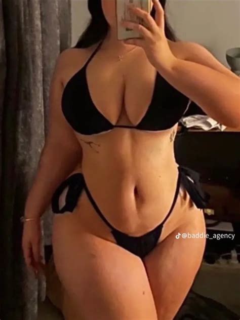 Whats The Name Of This Thick Girl In A Black Bikini Taking A Selfie Namethatporn