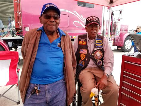 Tuskegee Airmen Fred Henry And Alexander Jefferson Are With Us In