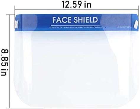 Days Delivery Value Pack Face Shields With Full Face