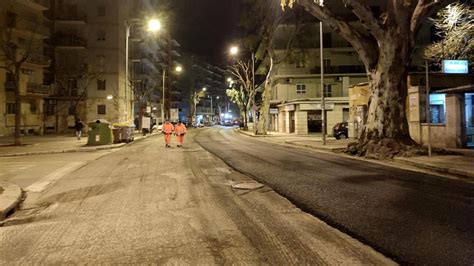 Bari Si Concluderanno Stanotte I Lavori Per Il Nuovo Manto Stradale In