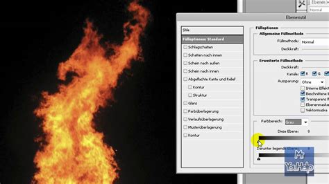 Photoshop Tutorial Feuer Freistellen Ausschneiden Mit Farbbereich