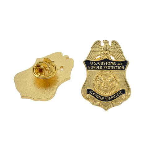 Cbp Canine Officer Mini Badge Dhs Cbp K9 Officer Mini Badge Lapel Pin