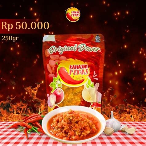 Jual Rahasia Pedas Sambal Dower Sambel Bawang Putih Merah Goreng Bumbu