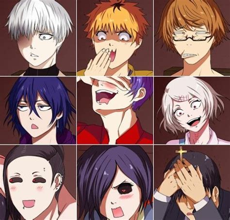 Funny Faces Of Tokyo Ghoul Tokyo Ghoul Funny Tokyo Ghoul Anime