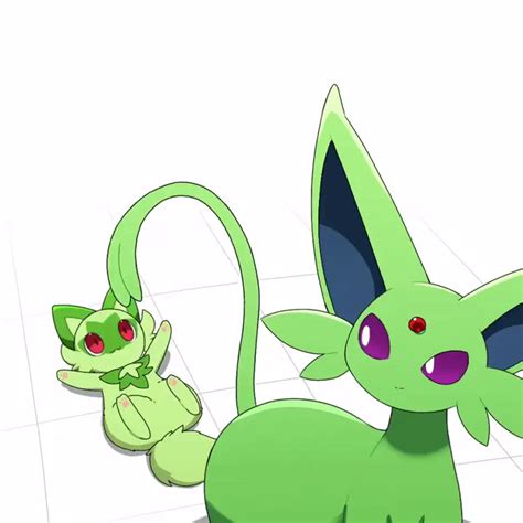 Sprigatito And Espeon Pokemon Drawn By Taro Tontaro Danbooru