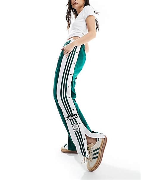 Adidas Originals Adibreak Pantalon à Boutons Pression Vert