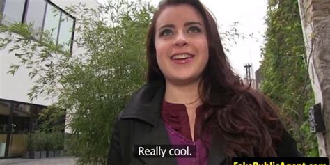 FAKEHUB Fooled Bigtitted European Gets Cum On Tits By Fake Agent Tnaflix