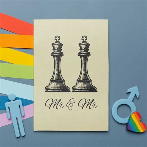 Two Kings Gay Wedding Invitation My In Sanity