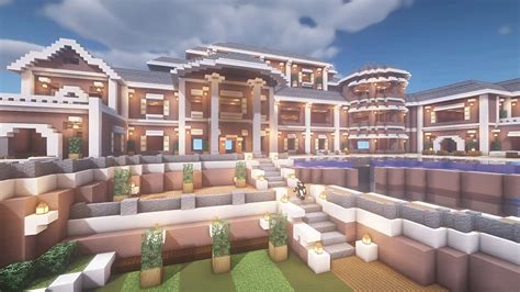 Minecraft Giant Mansion Entry