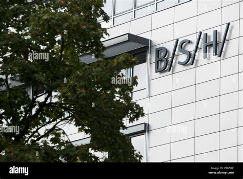 A Logo Sign Outside Of The Headquarters Of Bsh Hausgeräte Gmbh Bsh