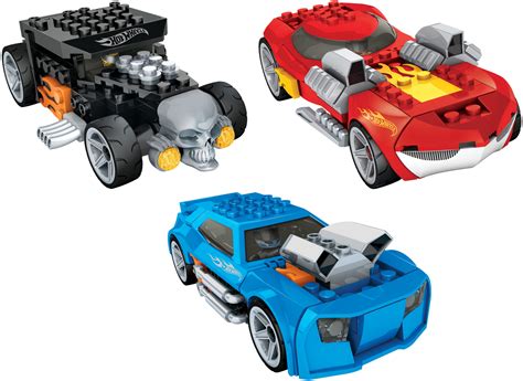 Mega Bloks Hot Wheels auto s figurkou Hračky Domino