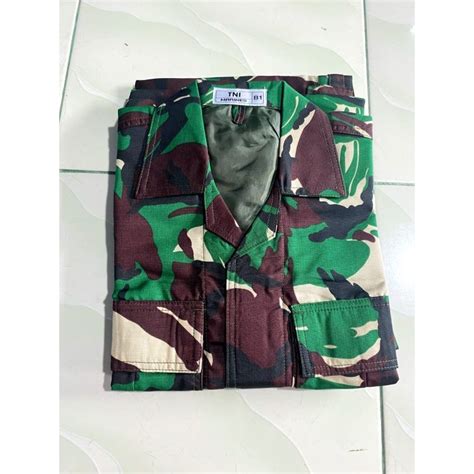 Jual Baju Pdl Baloteli Tni Premium Warna Pembagian Jatah Anti Luntur