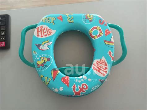 Накладка на унитаз мягкая для детей детское унитазное сиденье-адаптер с ...