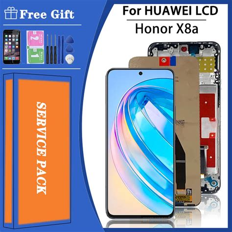 화웨이 Honor X8a LCD 디스플레이 CRT LX1 CRT LX2 터치 스크린 패널 디지타이저 HonorX8a 디스플레이 ...