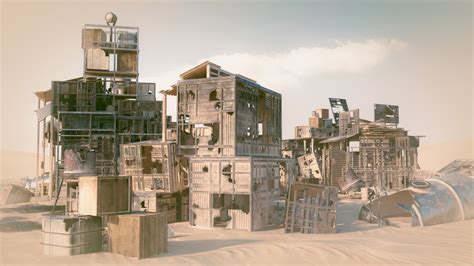 Desert Wreckage Environment Bundle Daz 3d