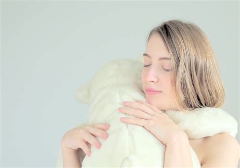 Hot Naked Blonde Cuddling Her Teddy Bear FAPCAT