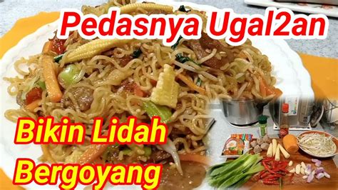 Wajib DicobaResep Mie Bakso Ala Lestoran Pedasnya Level Lava YouTube