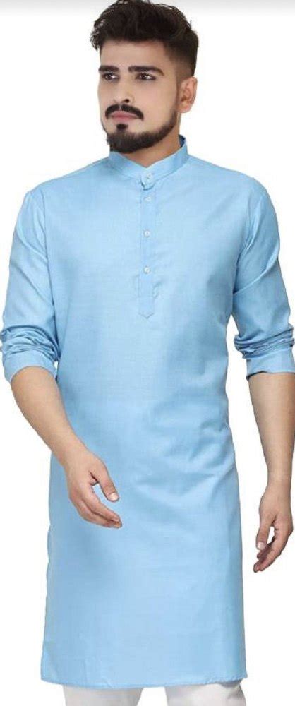 Sky Blue Men Cotton Kurta At Rs 150 Piece कुर्ता शर्ट In Surat Id