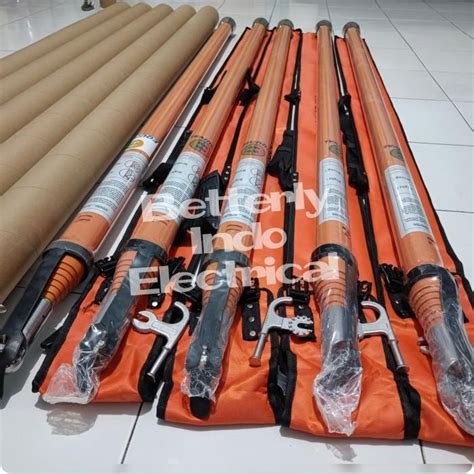 Jual Telescopic Hot Stick Kv M Stick Cut Out Pln Kv Merk Equival Shopee Indonesia