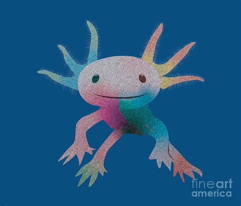 Chimera Axolotl, Amphibian, Illustration, Axolotl, Axolotl Merch, Axolotl Clothing, Cute Axolotl ...