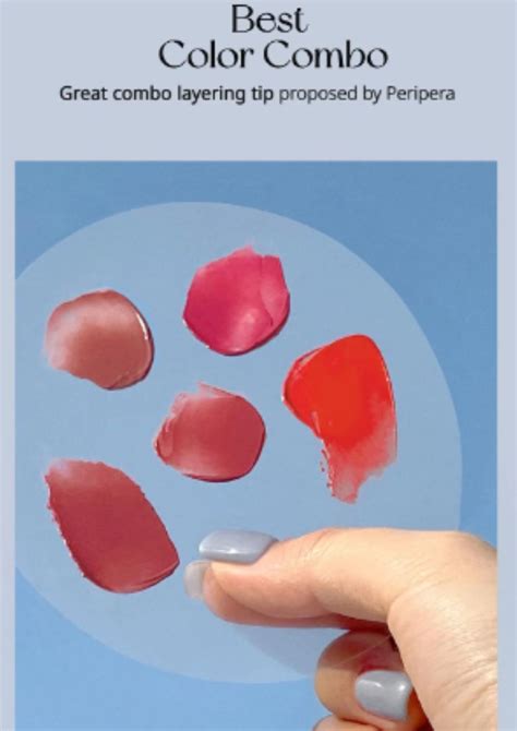 Full màu Son Kem Lì Ink Peripera Velvet Nude Siêu Lì