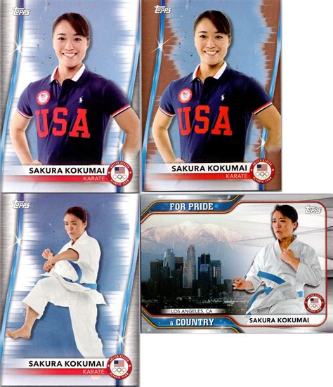 4 Different Sakura Kokumai 2020 Topps US Olympics & Paralympics | eBay