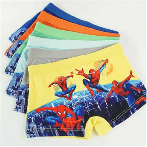 Нижнее белье для маленьких мальчиков; трусы-боксеры с героями комиксов ...