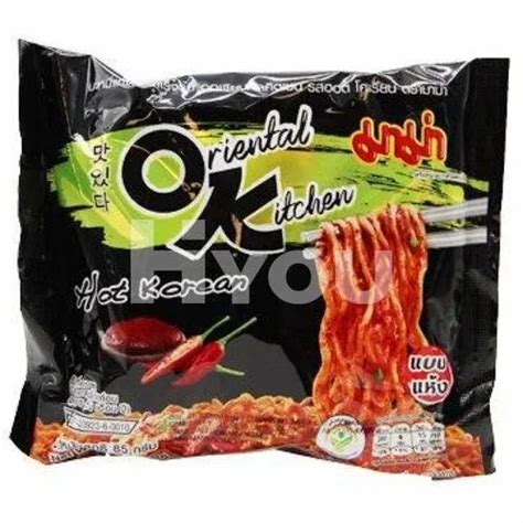Mama Imported Oriental Kitchen Noodles Hot Korean Multipack 85G At 85 Pack Instant Noodle In