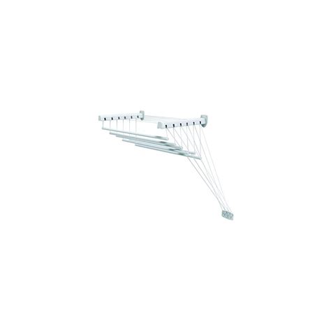 Gimi Lift 160 Stendibiancheria da Parete e Soffitto con Saliscendi 9.5 m