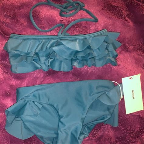 Mikoh Swim Girls Mikoh Mini Bikini Medium Nwt Poshmark