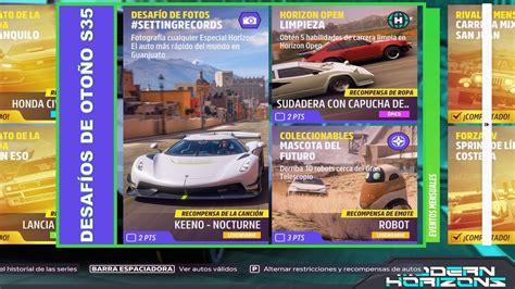 FORZA HORIZON 5 DESAFÍOS DE OTOÑO SERIE 35 HORIZONTES MODERNOS