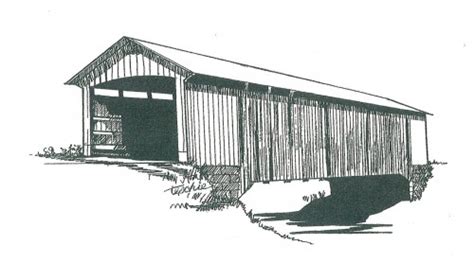 Covered Bridge Sketches at PaintingValley.com | Explore collection of Covered Bridge Sketches