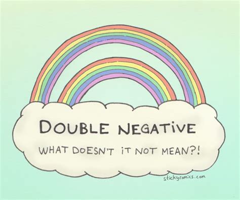 double negative sticky comics