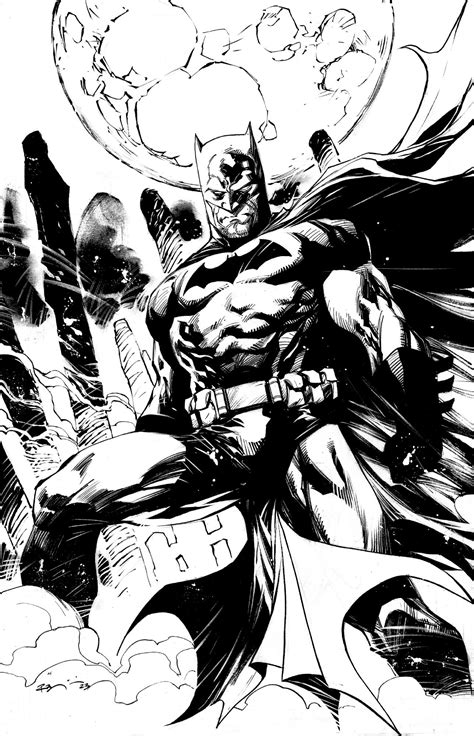 Batman commission sample, in Yoshi M. (REP. Japan Comic Art Expo)'s