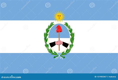 Flag of San Juan is a Province in Argentina Stock Illustration ...