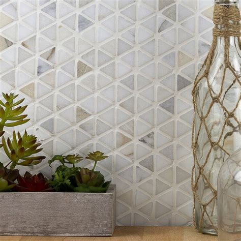 Ivy Hill Tile Calacatta Marble Honeycomb Mosaic Wall Tile And Reviews Wayfair Canada